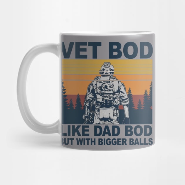 Marine Vet Bob Like Dad Bob But With Bigger Balls Vintage by Phylis Lynn Spencer